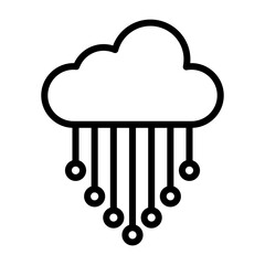 Cloud Integration Vector Icon