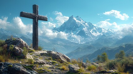 Cross in the Mountains: A Christian's Guide to the Great Outdoors Generative AI