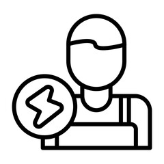 Electrician Vector Icon