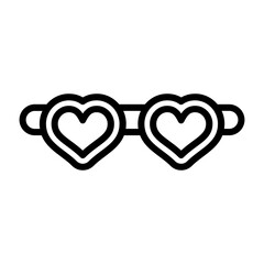 Eyeglasses Vector Icon