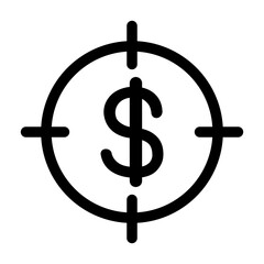 Business goal icon