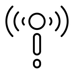 Network Troubleshooting Vector Icon