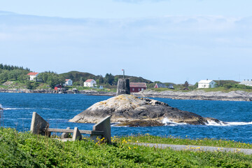 The Atlantic Ocean Road or the Atlantic Road,  an 8.3-kilometer long section of County Road 64 that runs through an archipelago in Hustadvika and Averøy 