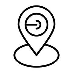 Map Location Vector Icon