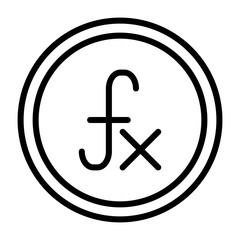 Fototapeta premium Math Symbols Vector Icon