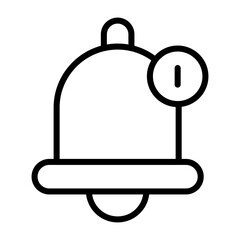 Reminder bell Vector Icon