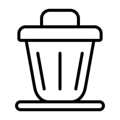 Trash bin Vector Icon