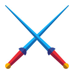 Fencing Icon. fencing sports icon