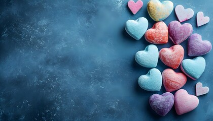 Hearts valentine background