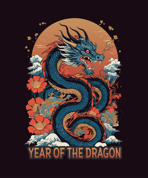 Chinese Zodiac Year of the Dragon 2024 t-shirt