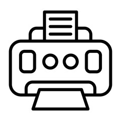 Printer Vector Icon