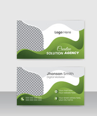 Creative Modern minimalist Business card design template