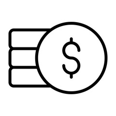 Coins Vector Icon
