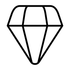 Obraz premium Diamond Vector Icon
