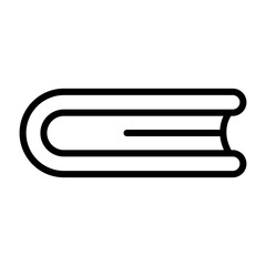 Closed Book Vector Icon