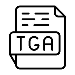 TGA Vector Icon