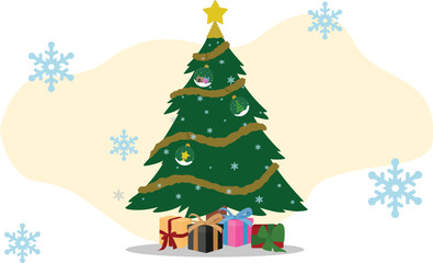 Christmas Tree Illustration