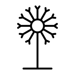 Dandelion Vector Icon