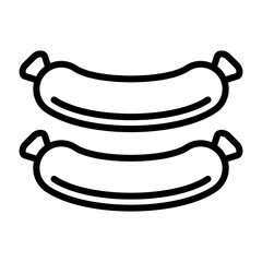 Sausage Vector Icon