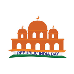 republic india day illustration
