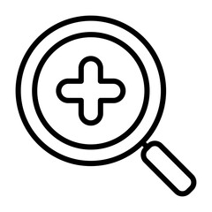 Fototapeta premium Zoom In Vector Icon