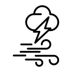 Storm Vector Icon