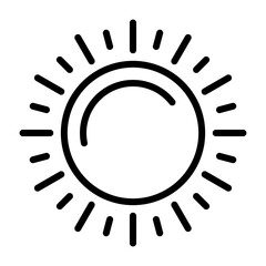 Sun Vector Icon