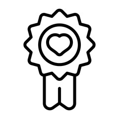 Ribbon Vector Icon