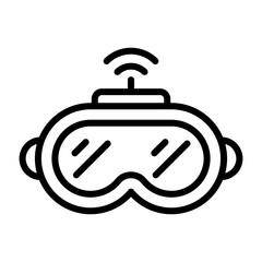 Vr Glasses Vector Icon