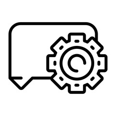 Chat Bubble Vector Icon