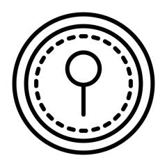 Keyhole Vector Icon