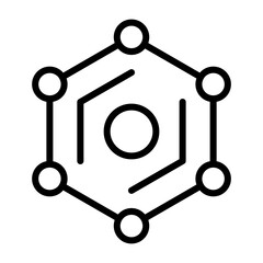 Hexagon Vector Icon