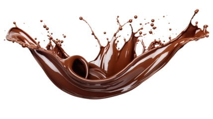 chocolate splash isolated on transparent background Remove png, Clipping Path, pen tool, white