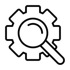 Magnifying Vector Icon