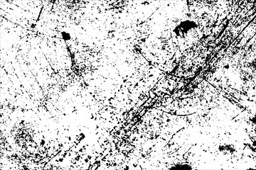 Vector grunge concrete texture .Black and white background.