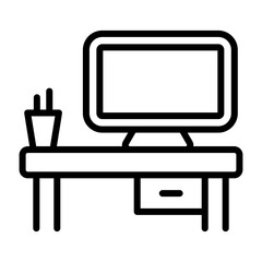 Computer Vector Icon
