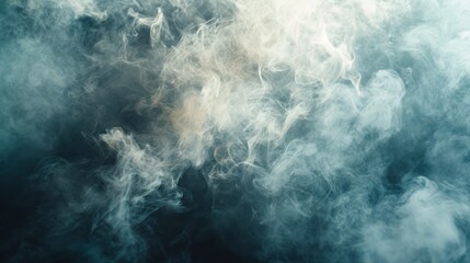 background of dense smoke filled the space. - obrazy, fototapety, plakaty