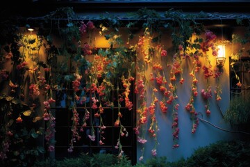 Vivid Vines: Integrate flowers with climbing vines.