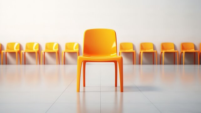 chairs in a waiting room