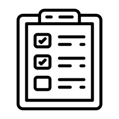 Checklist Vector Icon