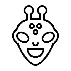 Alien Vector Icon