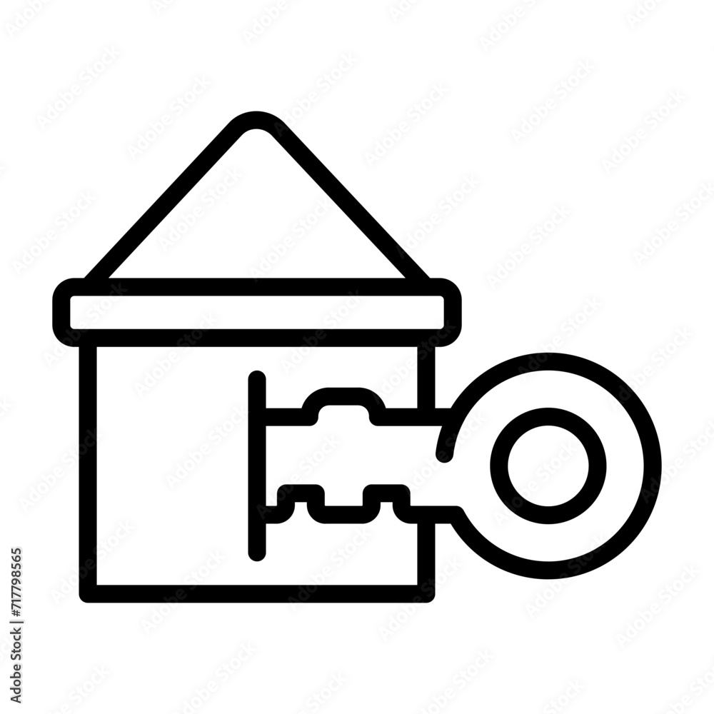 Wall mural House Vector Icon