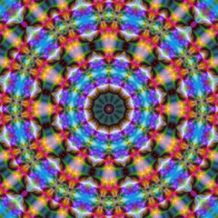 Fototapeta na wymiar abstract pattern kaleidoscope Illustration with a kaleidoscope. psychedelic background.