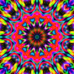 psychedelic background. bright colorful patterns.