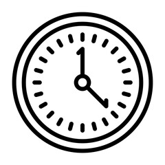 Clock Vector Icon