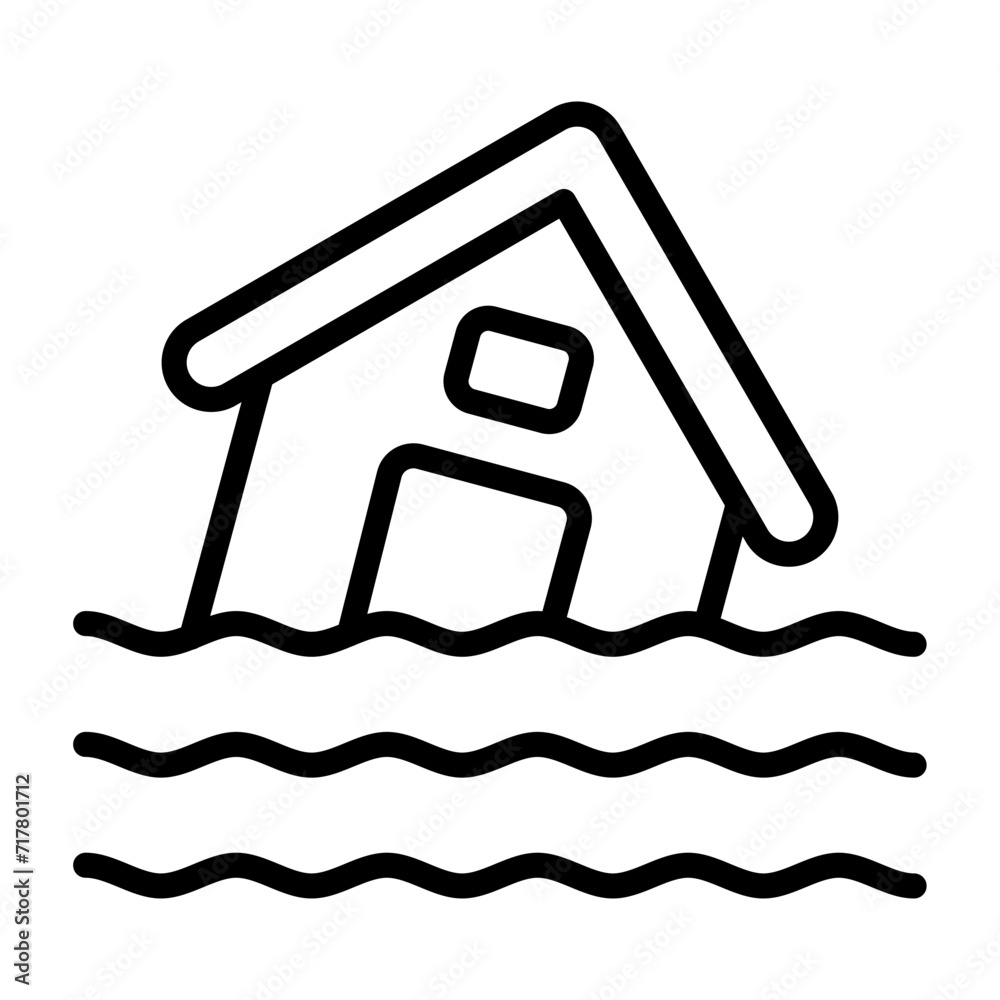 Wall mural house vector icon