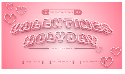Happy Valentines Day Editable Designs