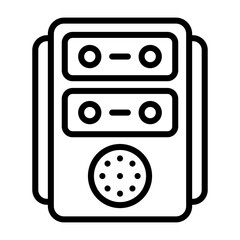 Pc Tower Vector Icon