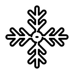 Snowflake Vector Icon