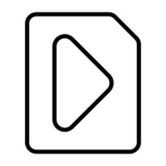 Video File Vector Icon